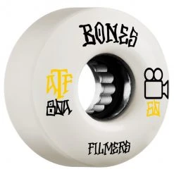 Bones ATF Filmers 60mm 80a Wheels - White (Set Of 4)