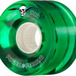 Powell Peralta Wheels Clear Cruiser 55mm 80a - Green (Set Of 4)