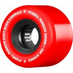 Powell Peralta Wheels Snakes 66mm 75a - Red (Set Of 4)
