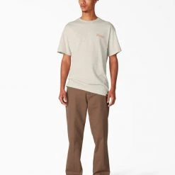 MEN Dickies Skateboarding Split Graphic T-Shirt - Oatmeal Heather (OA) 9 MEN Dickies Skateboarding Split Graphic T-Shirt - Oatmeal Heather (OA)