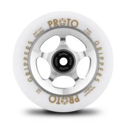 Proto Classic Wheels Raw Grippers 110mm - White On Raw (Pair)