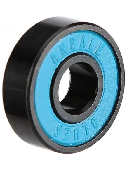 Andale Blues Single Bearings - Blue (8 Pack) 4 Andale Blues Single Bearings - Blue (8 Pack)