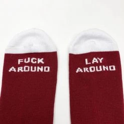 Cult Big Logo Socks - Burgundy