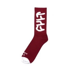 Cult Big Logo Socks - Burgundy