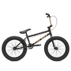 Kink BMX Kink 2021 Kicker 18" Complete BMX Bike - Gloss Black Copper BMX Bikes