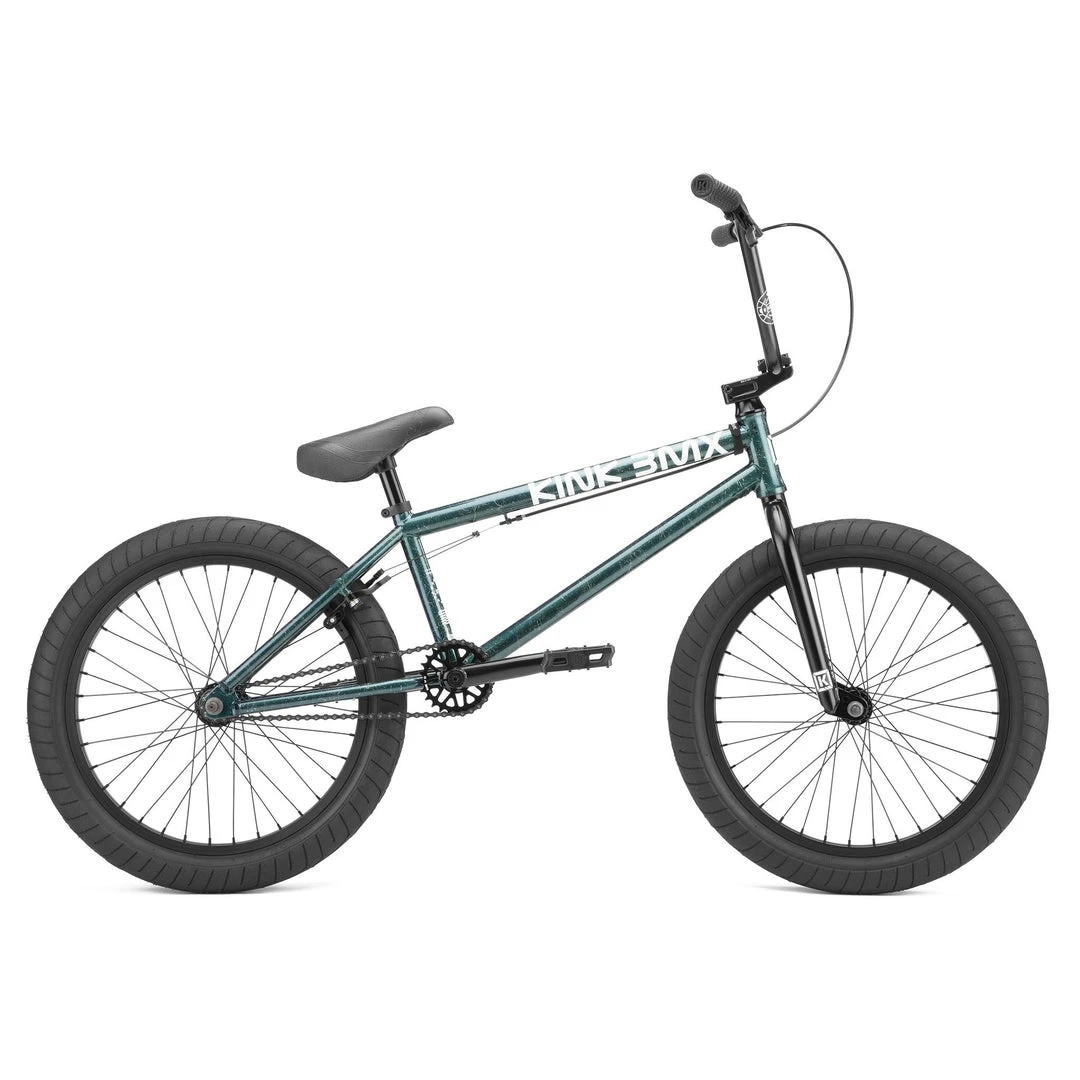 Kink BMX BMX Bikes Kink 2022 Launch Complete BMX Bike - Gloss Galaxy Green 3 Kink BMX BMX Bikes Kink 2022 Launch Complete BMX Bike - Gloss Galaxy Green