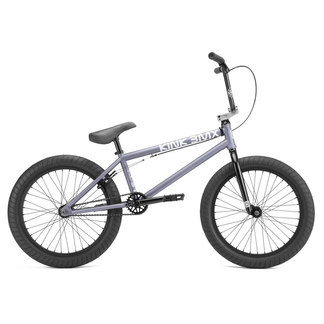 Kink BMX Kink 2022 Launch Complete BMX Bike - Matte Storm Grey BMX Bikes 3 Kink BMX Kink 2022 Launch Complete BMX Bike - Matte Storm Grey BMX Bikes