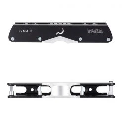 Ground Control HD2 H-Block Aluminum Frames 72mm - Black Aggressive Inline Frames