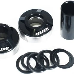 Colony BMX Mid Bottom Bracket 22mm Kit - Black Bottom Brackets