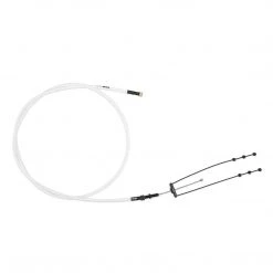 Kink BMX 1-Piece Brake Cable - White Brakes And Brake Parts