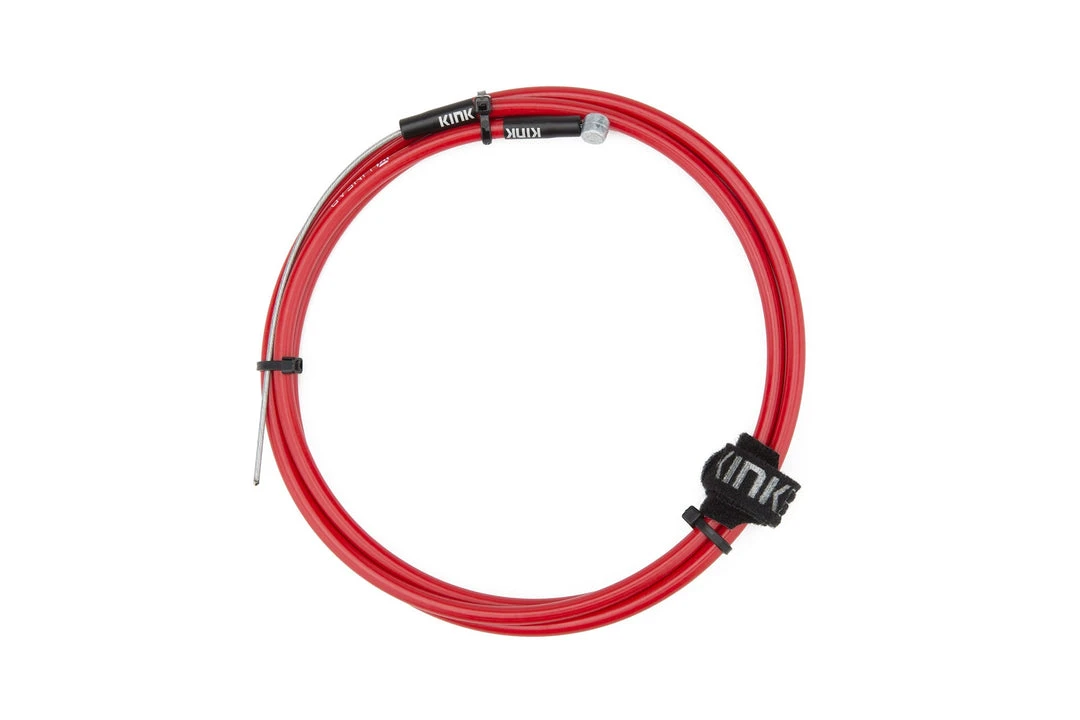 Kink BMX Brake Linear Cable - Red Brakes And Brake Parts 3 Kink BMX Brake Linear Cable - Red Brakes And Brake Parts