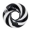 CIB Vertex Roller Skate Wheels 61mm 103a - Black/White (4 Pack)