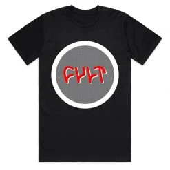 Cult BMX Circle Logo Tee - Black MEN