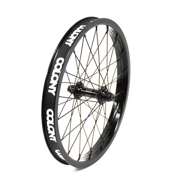 Wheels Colony BMX Pintour 20" Front Wheel - Black/Black 3 Wheels Colony BMX Pintour 20" Front Wheel - Black/Black