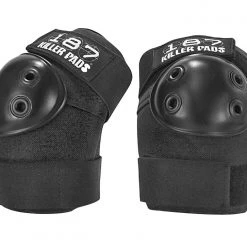 187 Pads PROTECTIVE GEARS 187 Combo Pack Knee/Elbow Pad Set - Black