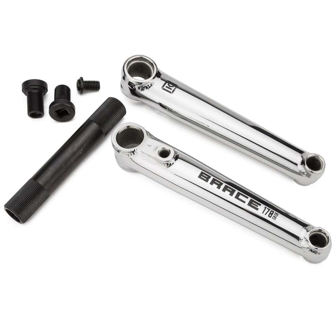 Kink BMX Brace Cranks 170mm - Chrome 3 Kink BMX Brace Cranks 170mm - Chrome