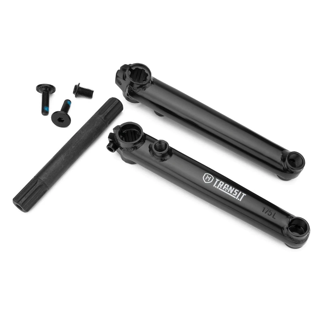 Mission BMX Transit V2 Cranks 175mm - Black 3 Mission BMX Transit V2 Cranks 175mm - Black