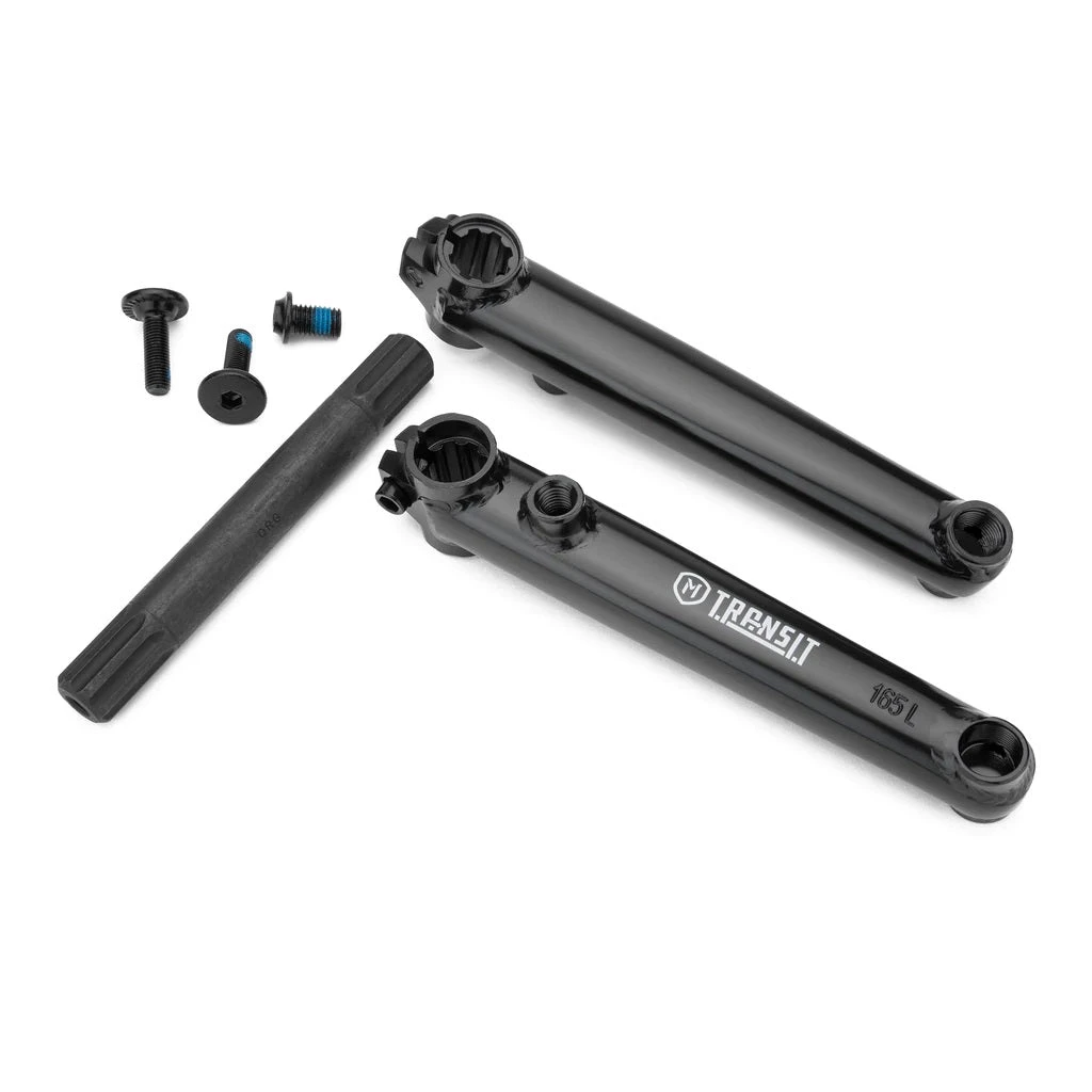 Mission BMX Transit V2 Cranks 165mm - Black 3 Mission BMX Transit V2 Cranks 165mm - Black