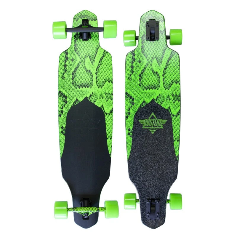 Dusters Channel Snakeskin Complete Longboard - 38" Neon Green LONGBOARDS 3 Dusters Channel Snakeskin Complete Longboard - 38" Neon Green LONGBOARDS