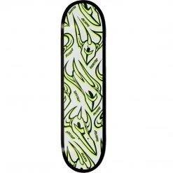 Darkstar Overprint RHM Skateboard Deck - 8.25" Lime