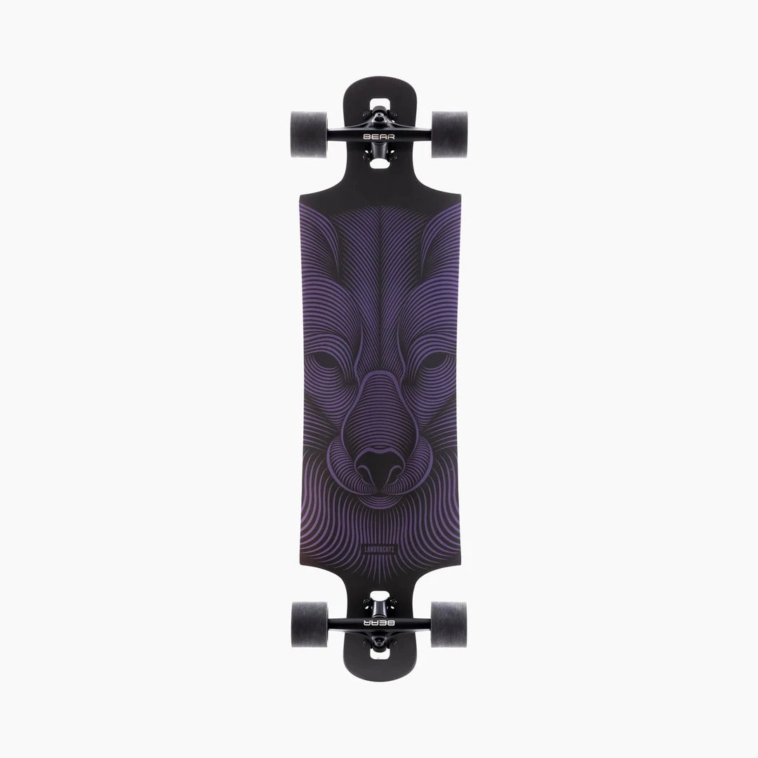 Landyachtz Drop Hammer Night Fox Longboard Complete - Black LONGBOARDS 3 Landyachtz Drop Hammer Night Fox Longboard Complete - Black LONGBOARDS