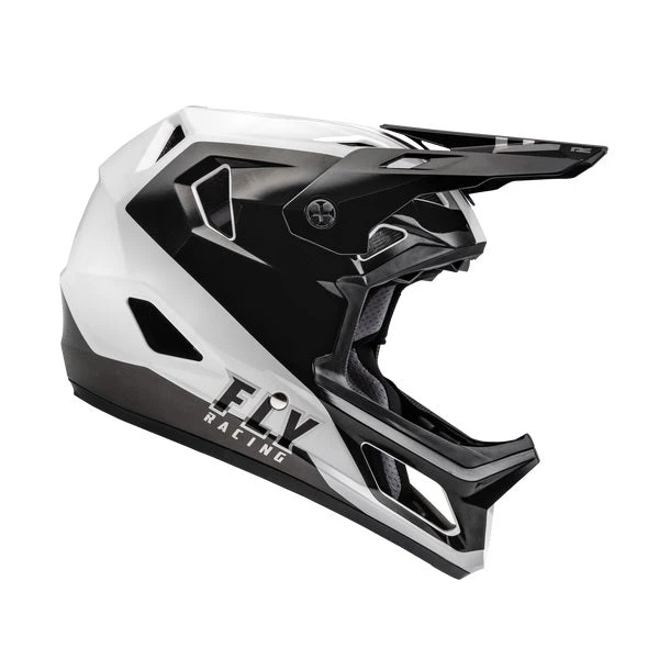 Fly Racing Youth Rayce Full Face Helmet - Black/White Fly Racing Youth Rayce Full Face Helmet - Black/White