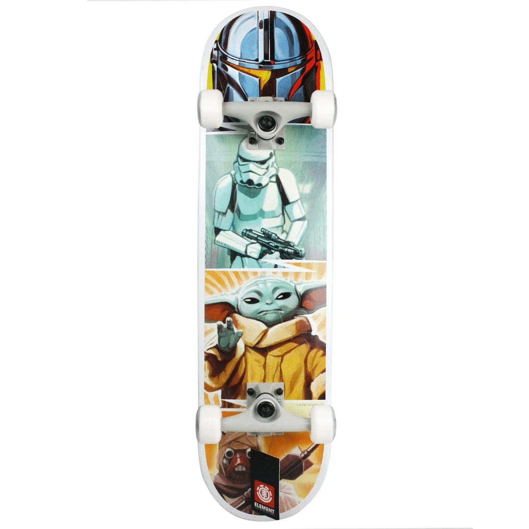Element Star Wars Mandalorian Quadrant Skateboard Complete - 8.0" Element Star Wars Mandalorian Quadrant Skateboard Complete - 8.0"