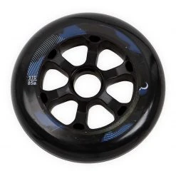 Aggressive Inline Wheels Ground Control UR Moon Wheels 110mm 85A - Black (Set Of 6)