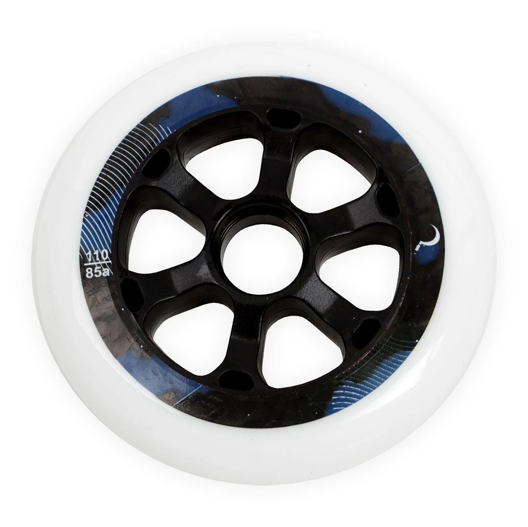 Ground Control UR Moon Wheels 110mm 85A - White (Set Of 6) 3 Ground Control UR Moon Wheels 110mm 85A - White (Set Of 6)
