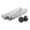 Cinema BMX Interlace Grips - White/Black Splash 1 Cinema BMX Interlace Grips - White/Black Splash