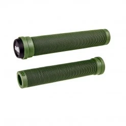 ODI Grips ODI Longneck SLX Flangeless Grips - Army Green