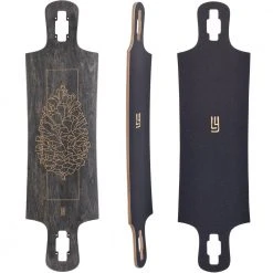 Landyachtz Drop Hammer Pinecone Longboard Deck - Black Decks