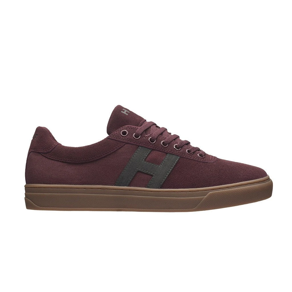Huf Shoes Soto - Oxblood/Grey MEN 3 Huf Shoes Soto - Oxblood/Grey MEN