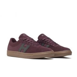 Huf Shoes Soto - Oxblood/Grey MEN 7 Huf Shoes Soto - Oxblood/Grey MEN