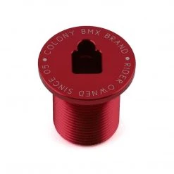 Colony BMX Fork Top Bolt 24mm - Dark Red