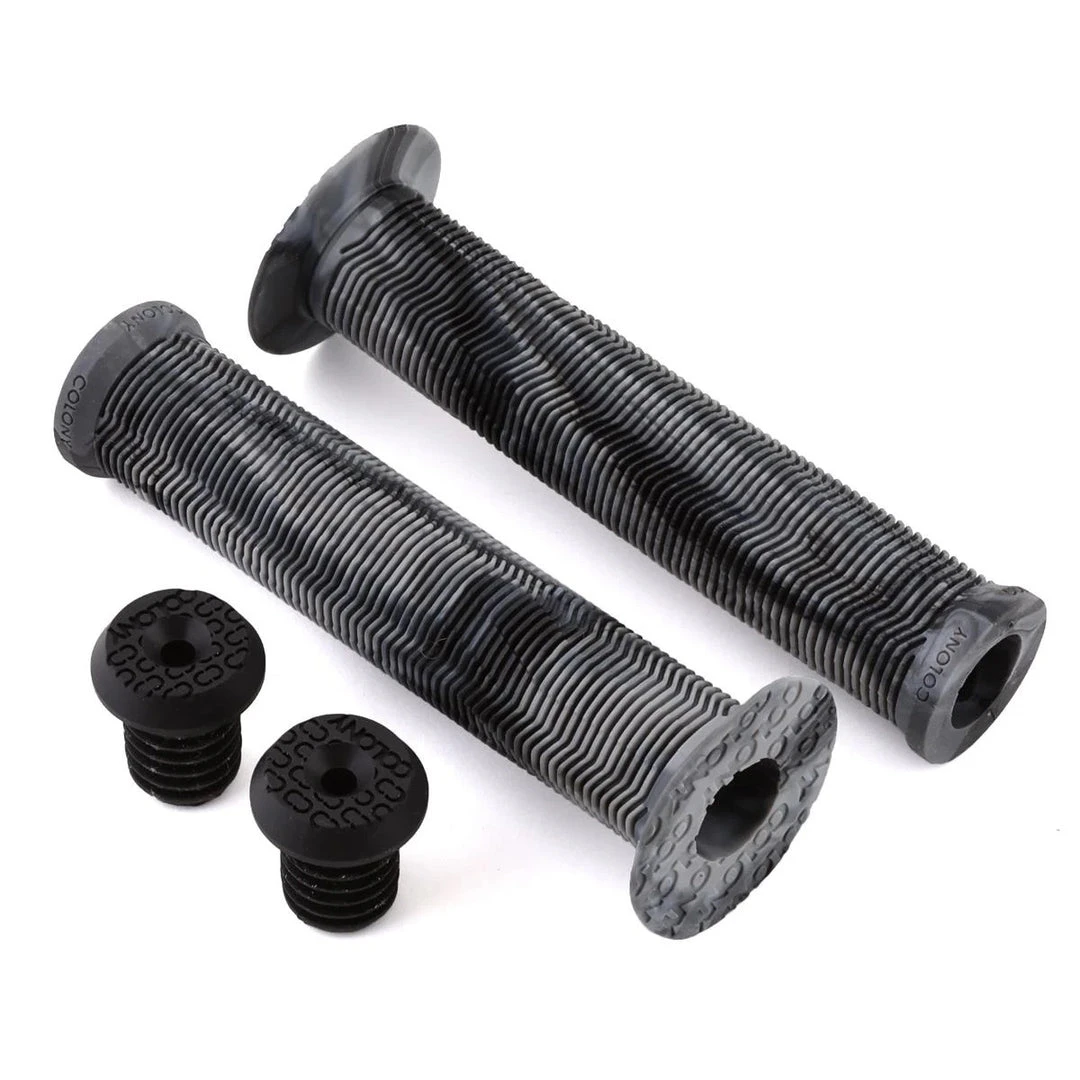 Colony BMX Much Room Grips - Grey Camo Swirl (Pair) 3 Colony BMX Much Room Grips - Grey Camo Swirl (Pair)