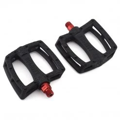 Colony BMX Fantastic Plastic Pedals - Black/Red