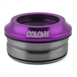 Colony BMX Integrated Headset - Dark Purple