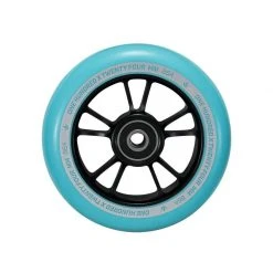 Envy Scooter Wheel 100mm - Black/Teal (Pair) Wheels