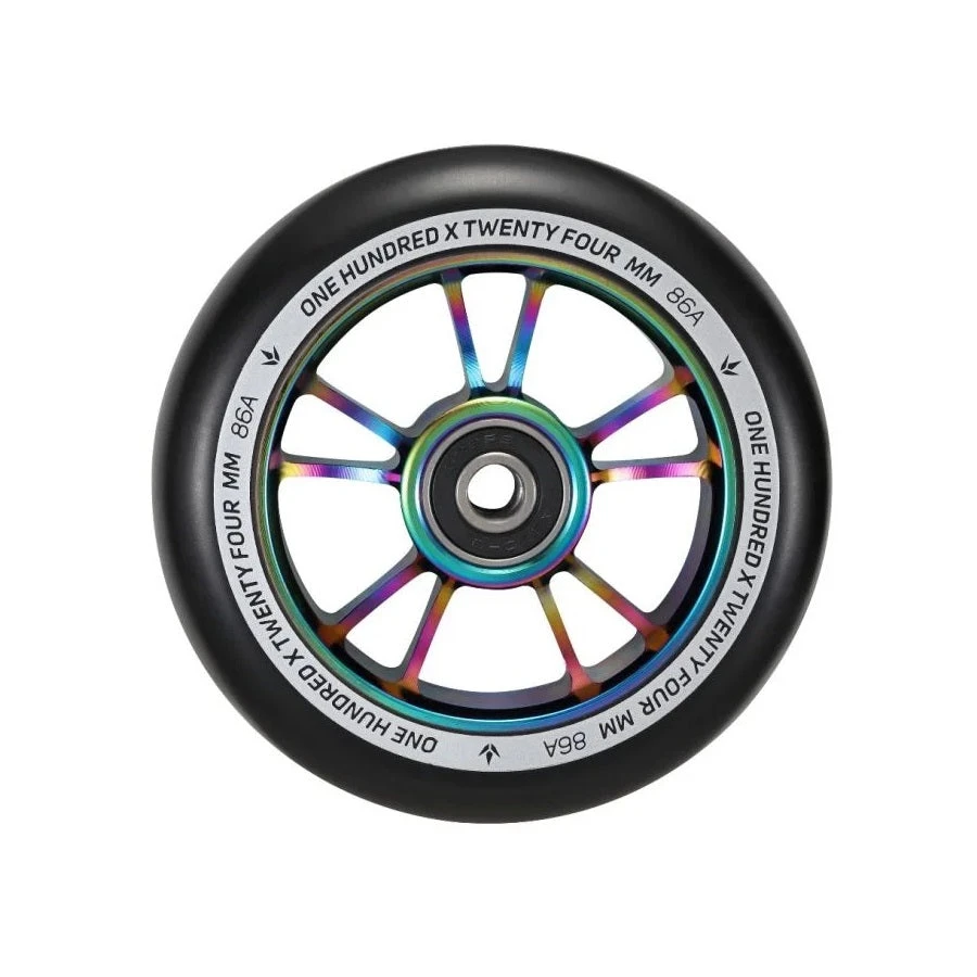 Wheels Envy Scooter Wheel 100mm - Oil Slick/Black (Pair) 3 Wheels Envy Scooter Wheel 100mm - Oil Slick/Black (Pair)