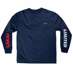 MEN Lakai Racing Long Sleeve T-Shirt - Navy