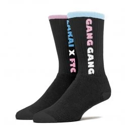 Lakai X FTC Gang Gang Sock - Black