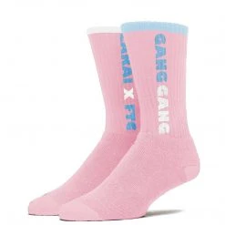 Socks Lakai X FTC Gang Gang Sock - Pink