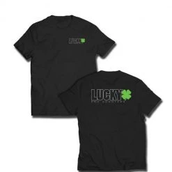 Lucky Scooters Lucky Logo Outline T-shirt - Black MEN