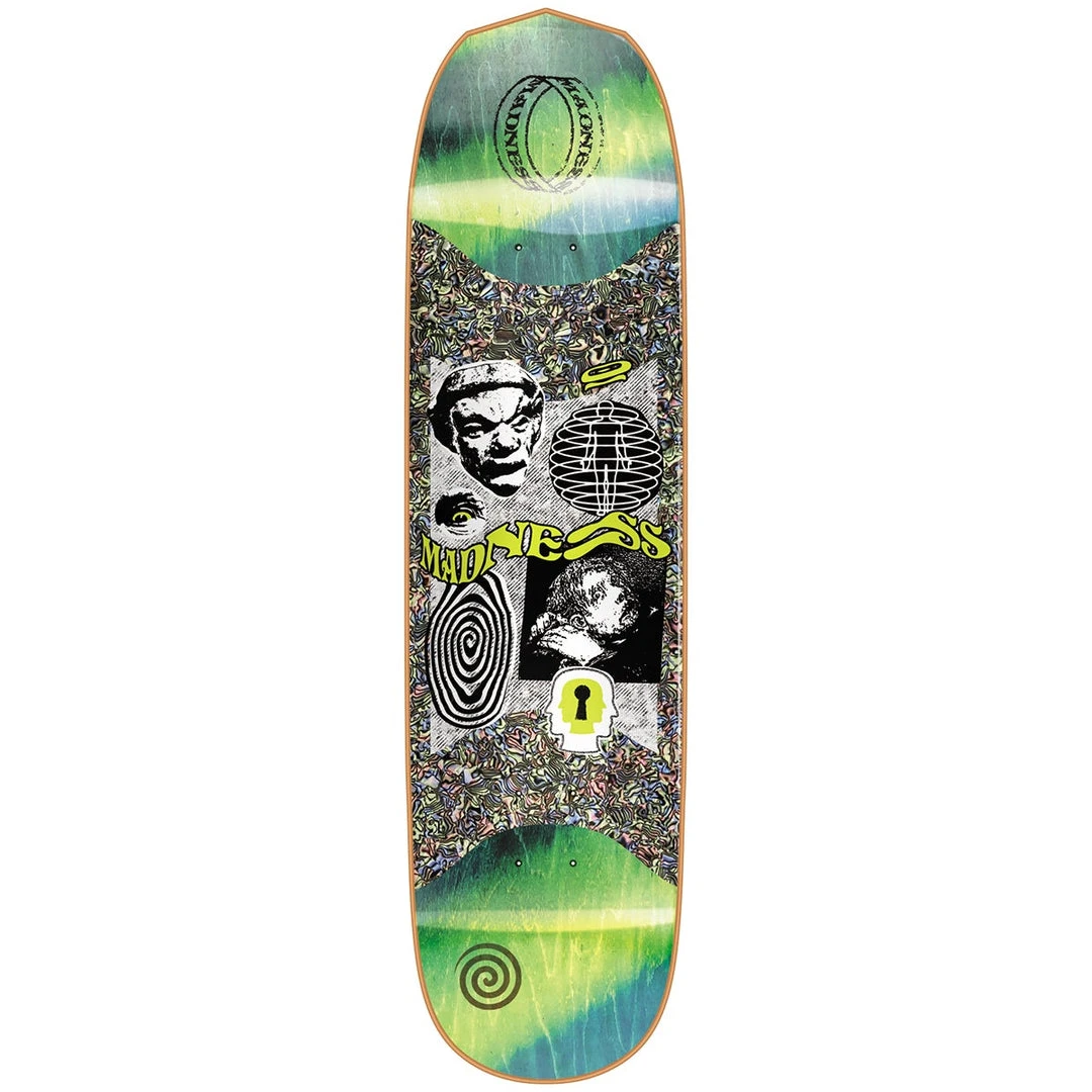 Madness Outcast R7 Slick Skateboard Deck - 8.5" Green/Multi 3 Madness Outcast R7 Slick Skateboard Deck - 8.5" Green/Multi