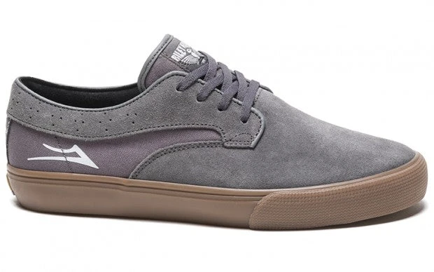 Lakai Shoes Riley Hawk - Grey/Gum Suede 4 Lakai Shoes Riley Hawk - Grey/Gum Suede