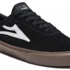 Lakai Shoes Sheffield - Black/White Suede MEN
