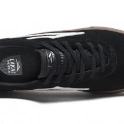 Lakai Shoes Sheffield - Black/White Suede MEN 4 Lakai Shoes Sheffield - Black/White Suede MEN