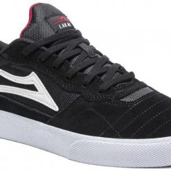 Lakai Shoes Cambridge - Black/White Suede