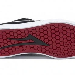 Lakai Shoes Cambridge - Black/White Suede